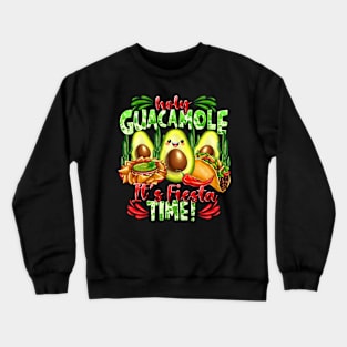 Cinco De Mayo Shirt Holy Guacamole Fiesta Funny Men Women Crewneck Sweatshirt